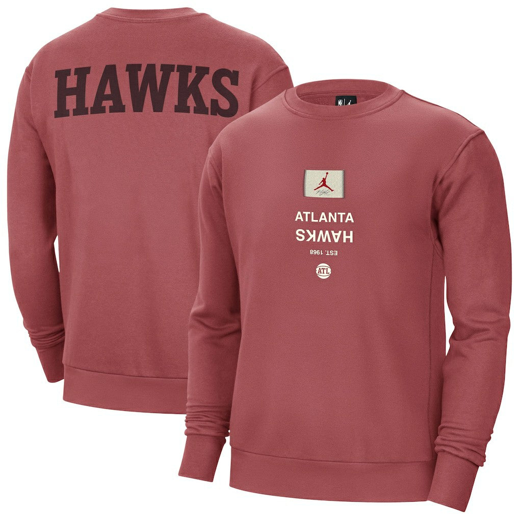 Atlanta Hawks Jordan Brand Courtside Statement Edition Heavyweight Pullover Sweatshirt
