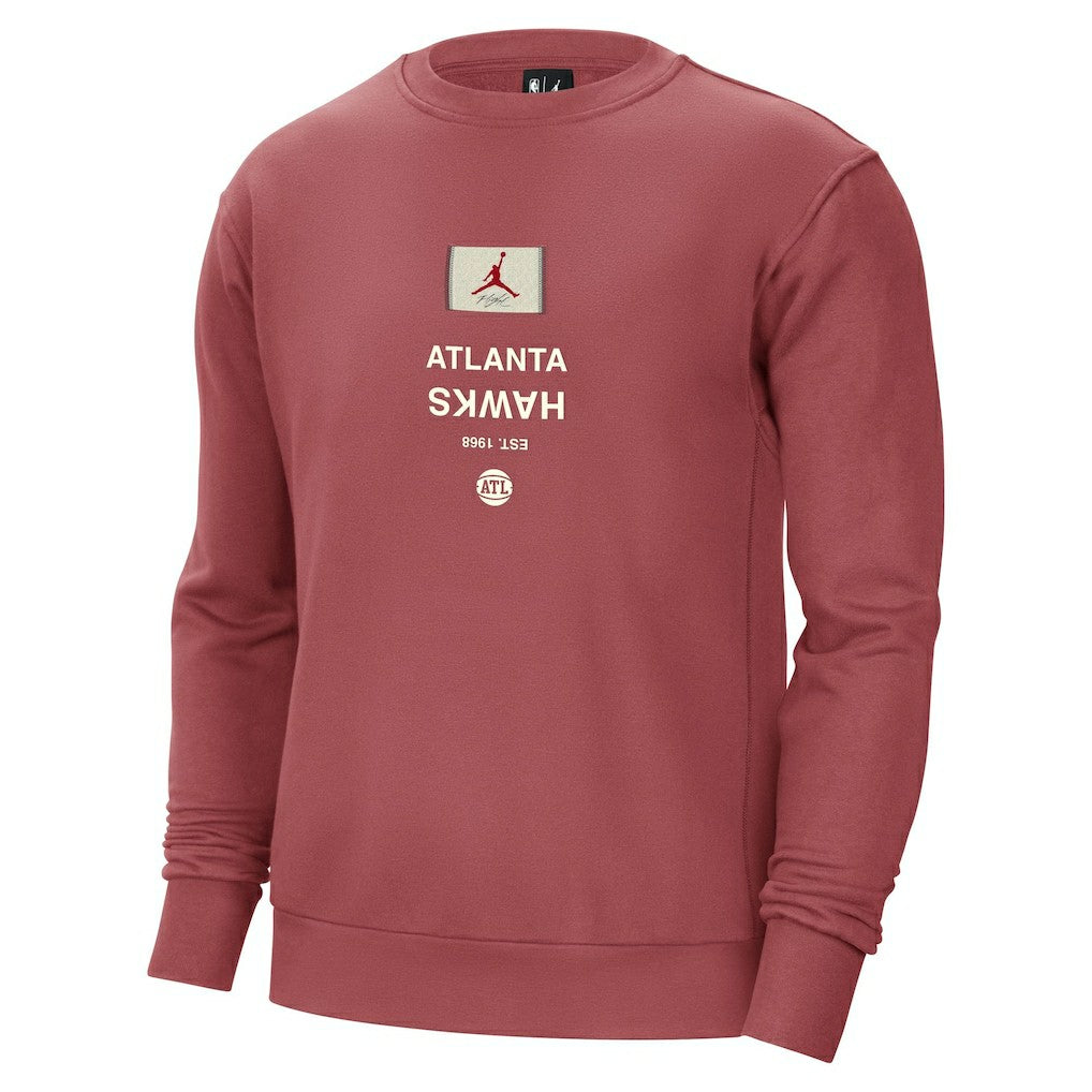 Atlanta Hawks Jordan Brand Courtside Statement Edition Heavyweight Pullover Sweatshirt