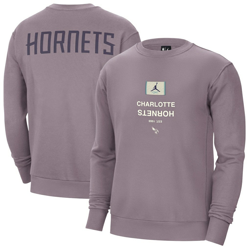 Charlotte Hornets Jordan Brand Courtside Statement Edition Heavyweight Pullover Sweatshirt