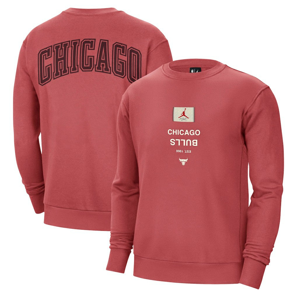 Chicago Bulls Jordan Brand Courtside Statement Edition Heavyweight Pullover Sweatshirt