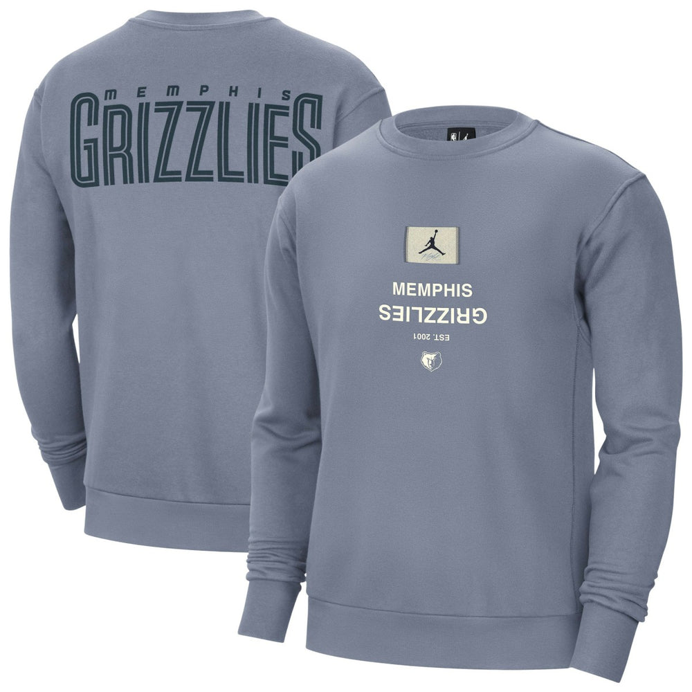 Memphis Grizzlies Jordan Brand Courtside Statement Edition Heavyweight Pullover Sweatshirt