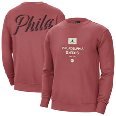 Philadelphia 76ers Jordan Brand Courtside Statement Edition Heavyweight Pullover Sweatshirt