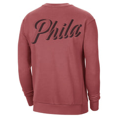Philadelphia 76ers Jordan Brand Courtside Statement Edition Heavyweight Pullover Sweatshirt