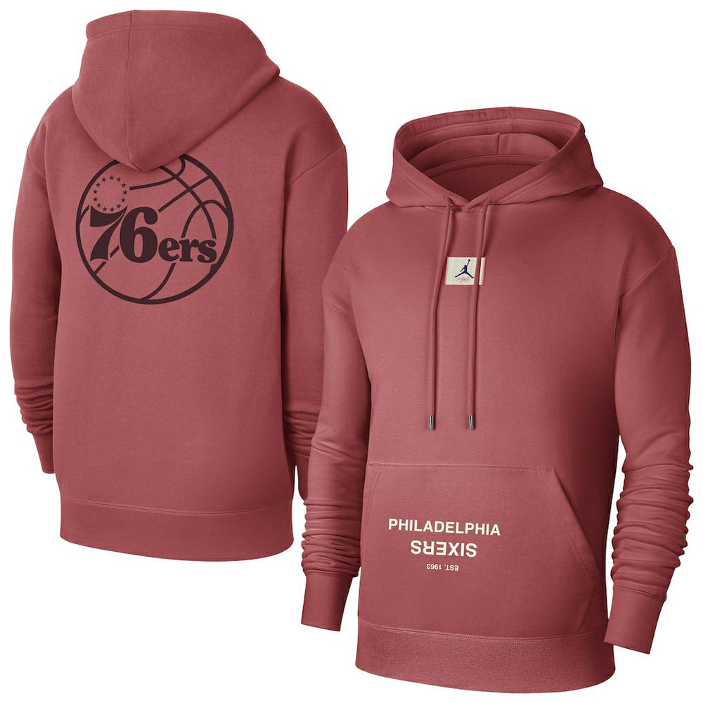 Philadelphia 76ers Jordan Brand Courtside Statement Edition Pullover Hoodie