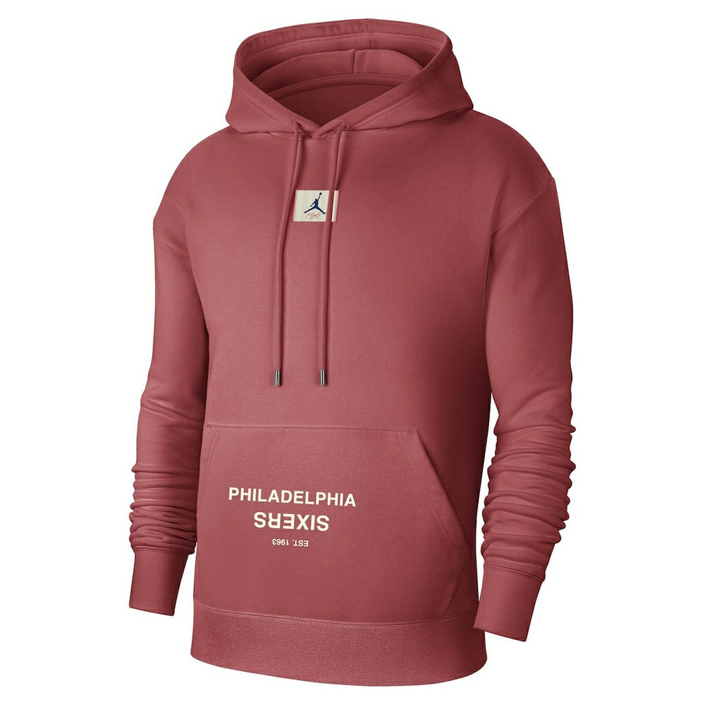 Philadelphia 76ers Jordan Brand Courtside Statement Edition Pullover Hoodie