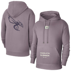 Charlotte Hornets Jordan Brand Courtside Statement Edition Pullover Hoodie