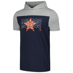 Navy Houston Astros New Era Active Brushed Hoodie T-Shirt