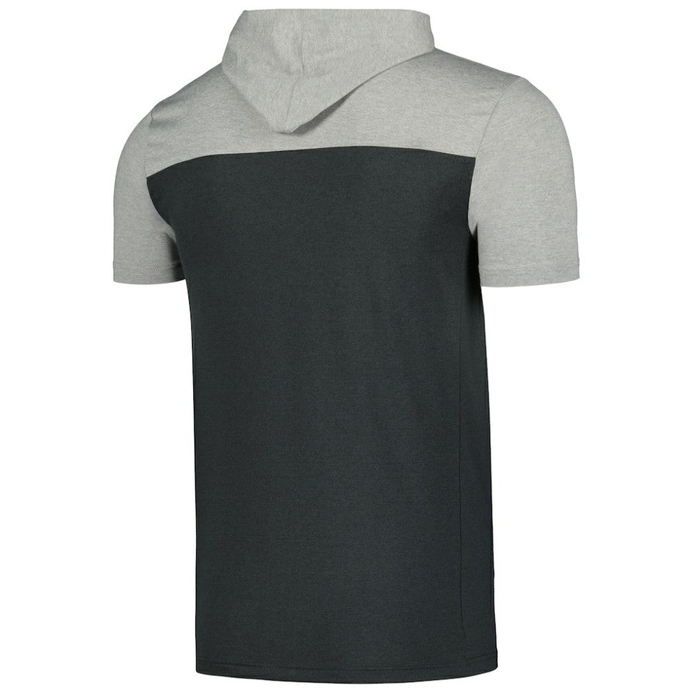 Black Pittsburgh Pirates New Era Active Brushed Hoodie T-Shirt