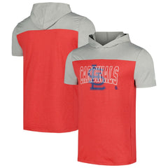 Red St. Louis Cardinals New Era Active Brushed Hoodie T-Shirt
