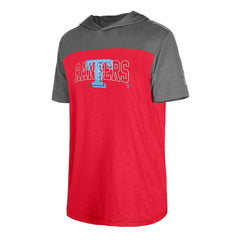 Red Texas Rangers New Era Active Brushed Hoodie T-Shirt