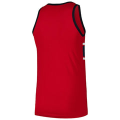 Red Cleveland Guardians New Era Jersey Ringer Tank Top