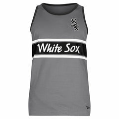 Gray Chicago White Sox New Era Jersey Ringer Tank Top