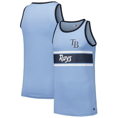 Light Blue Tampa Bay Rays New Era Jersey Ringer Tank Top