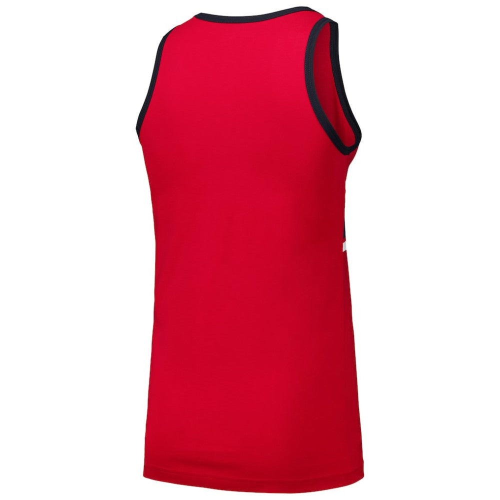 Red Boston Red Sox New Era Jersey Ringer Tank Top
