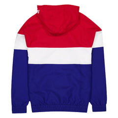 Blue Atlanta Braves New Era Ripstop Raglan Quarter-Zip Hoodie Windbreaker Jacket