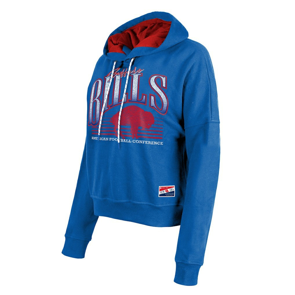 Women's Throwback Boxy Pullover Hoodie - Buffalo Bills Hoodies
