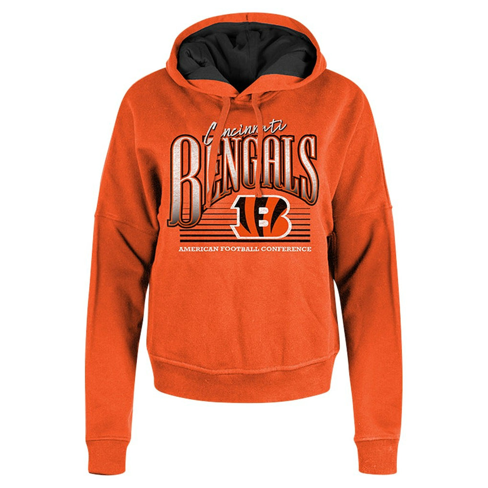 Women's Boxy Pullover Hoodie - Cincinnati Bengals Hoodies