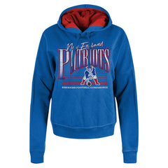 Women's Throwback Boxy Pullover Hoodie - New England Patriots Hoodies