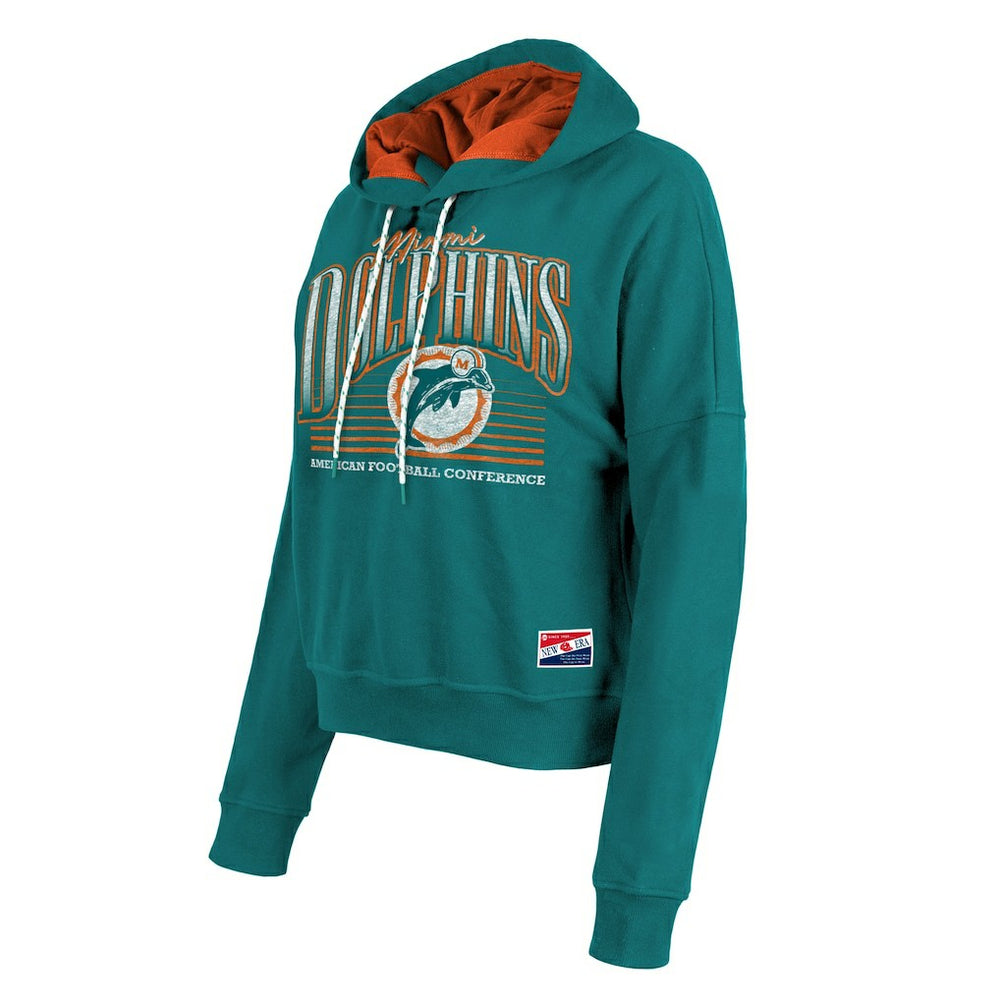 Women's Throwback Boxy Pullover Hoodie - Miami Dolphins Hoodies