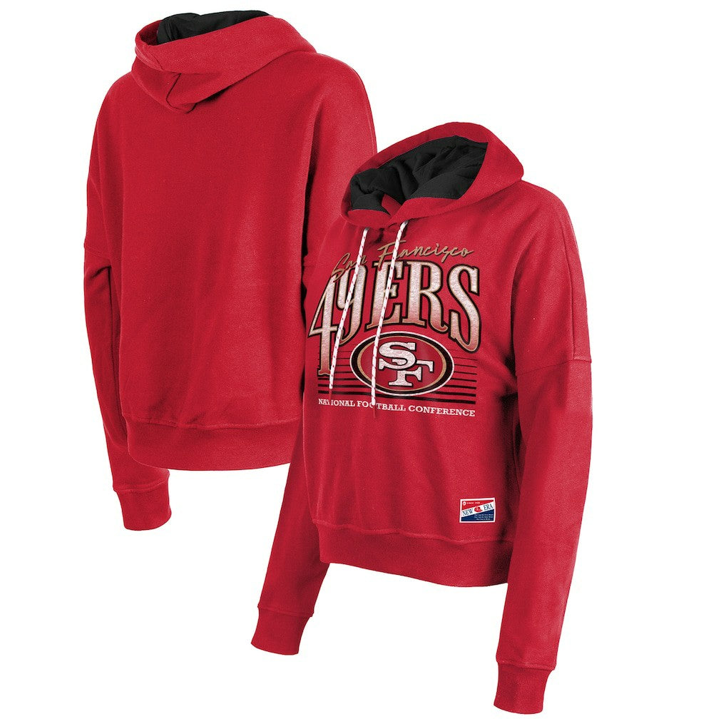 Women's Boxy Pullover Hoodie - San Francisco 49ers Hoodies