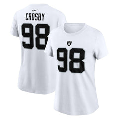 Maxx Crosby  Women's Player Name & Number T-Shirt - Las Vegas Raiders T-shirts