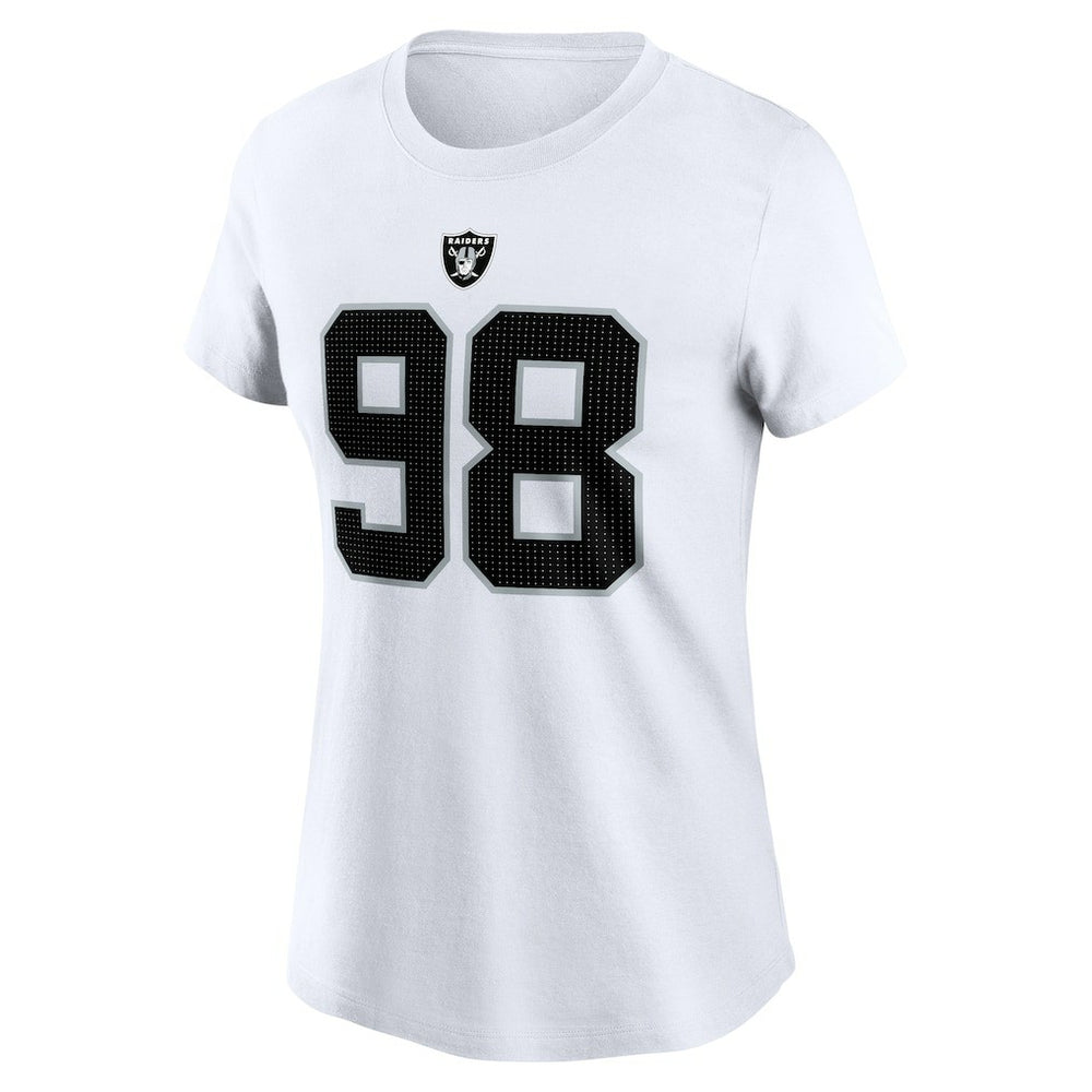Maxx Crosby  Women's Player Name & Number T-Shirt - Las Vegas Raiders T-shirts