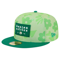 New Era Boston Celtics Palm Fronds 2-Tone 59FIFTY Fitted Hat
