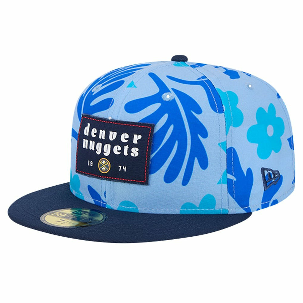 New Era Denver Nuggets Palm Fronds 2-Tone 59FIFTY Fitted Hat sale