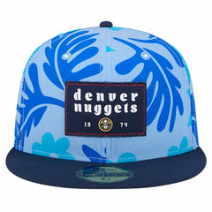 New Era Denver Nuggets Palm Fronds 2-Tone 59FIFTY Fitted Hat sale