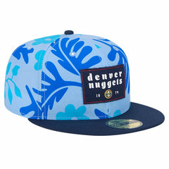 New Era Denver Nuggets Palm Fronds 2-Tone 59FIFTY Fitted Hat sale