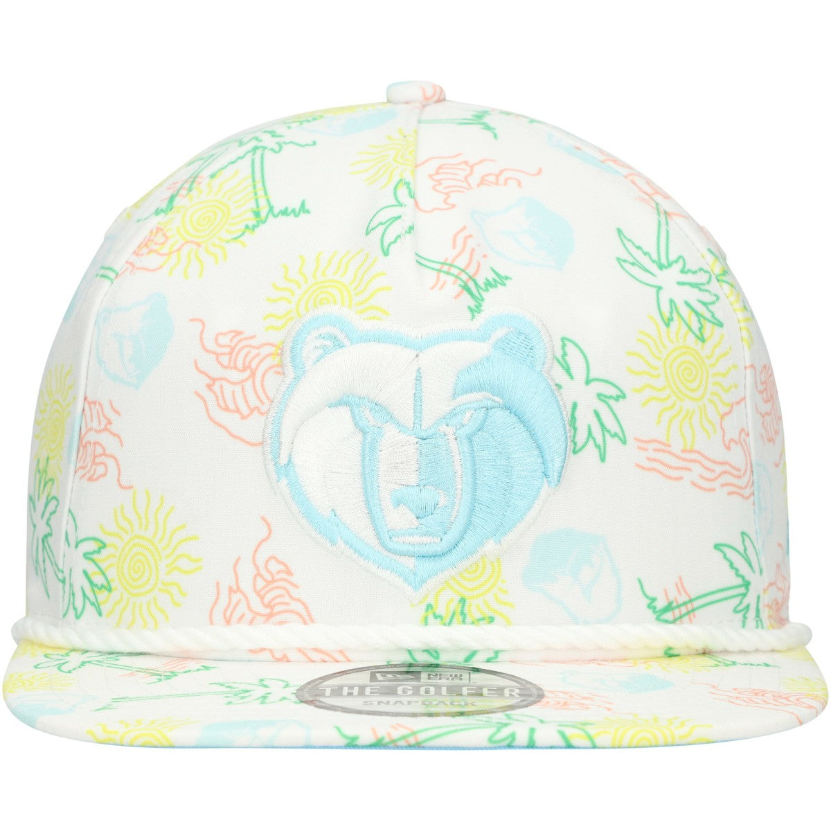 New Era Memphis Grizzlies Palm Trees and Waves Golfer Adjustable Hat