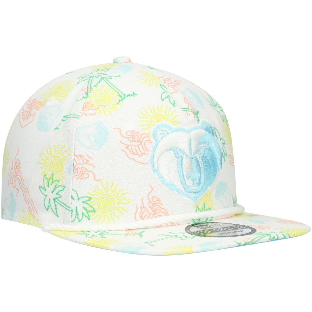 New Era Memphis Grizzlies Palm Trees and Waves Golfer Adjustable Hat