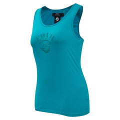 Pro Standard Women's Triple Tonal Racerback Tank Top - Miami Dolphins Tops