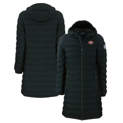 Cutter & Buck Women's Mission Ridge Repreve Eco Insulated Long Full-Zip Puffer Jacket - San Francisco 49ers Jackets