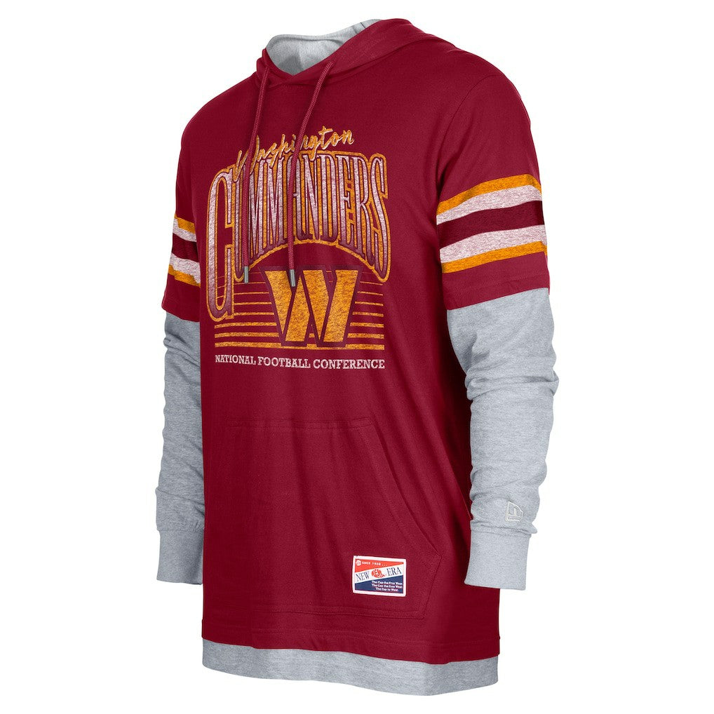 Twofer Long Sleeve Hooded T-Shirt - Washington Commanders T-shirts