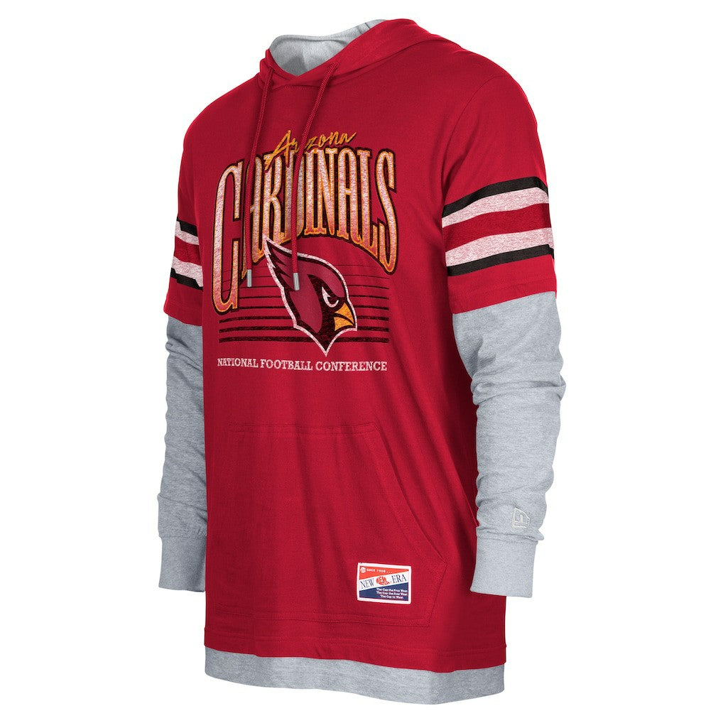 Twofer Long Sleeve Hooded T-Shirt - Arizona Cardinals T-shirts