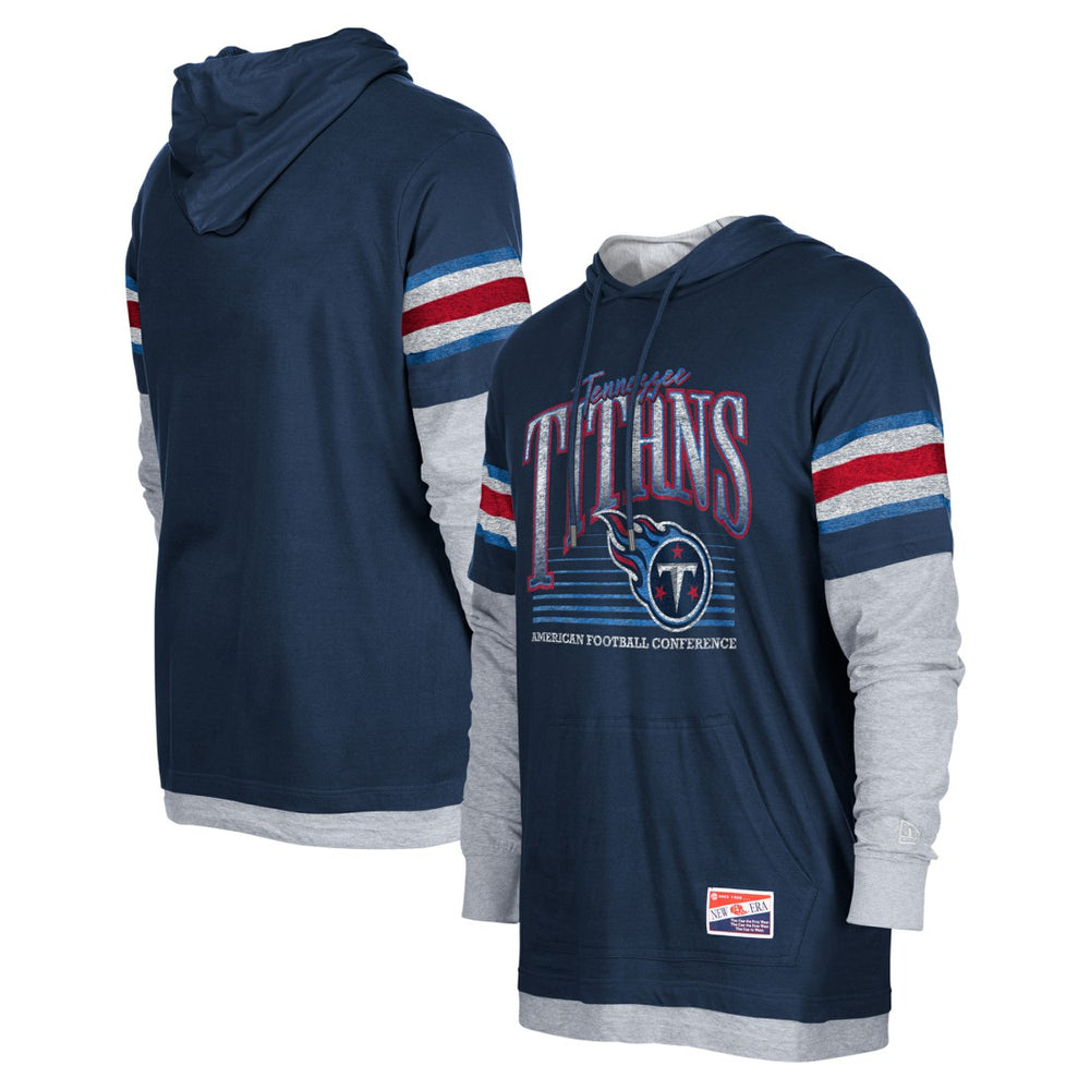 Twofer Long Sleeve Hooded T-Shirt - Tennessee Titans T-shirts