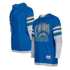 Twofer Long Sleeve Hooded T-Shirt - Los Angeles Chargers T-shirts