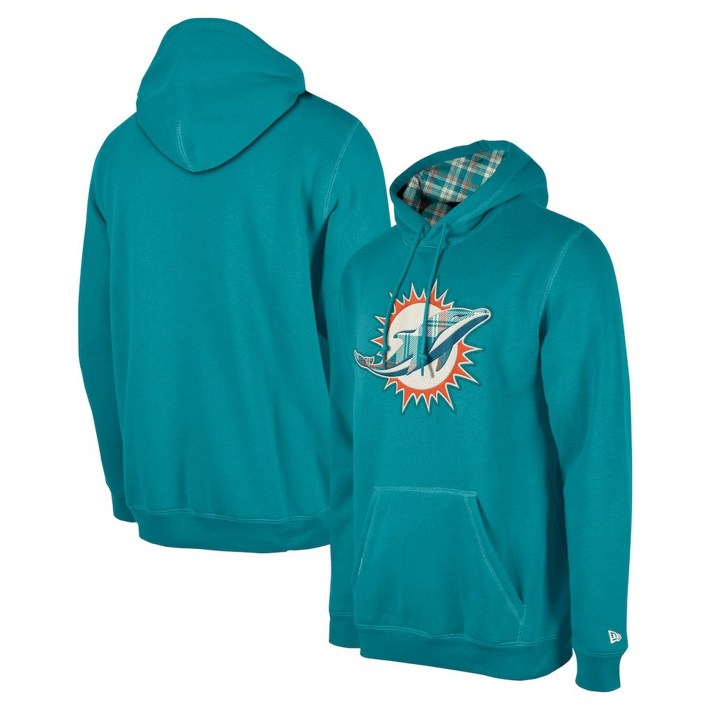 3rd Down Plaid Pullover Hoodie - Miami Dolphins Hoodies