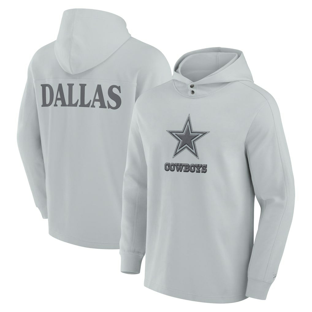 Elements Blaze Tri-Blend Long Sleeve Hoodie T-Shirt - Dallas Cowboys Hoodies