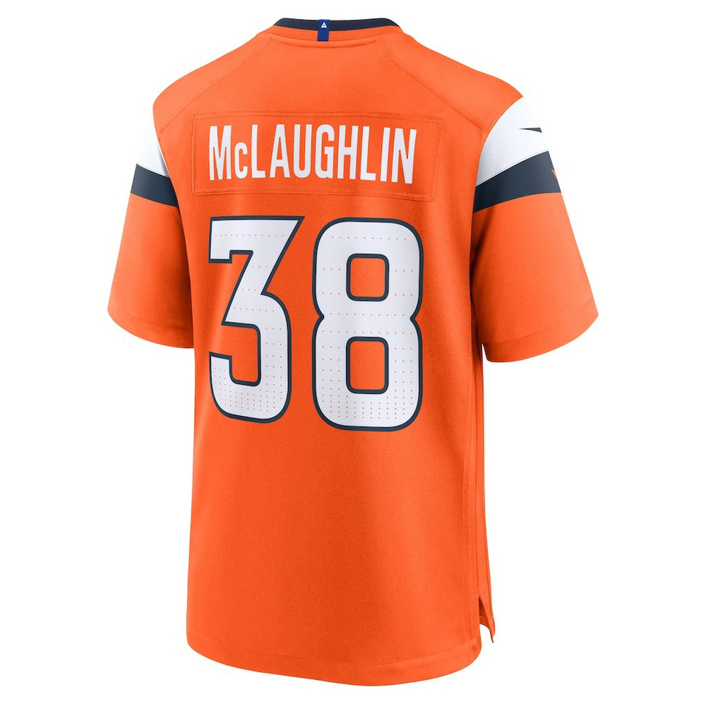 Jaleel McLaughlin  Team Game Jersey - Denver Broncos Jerseys