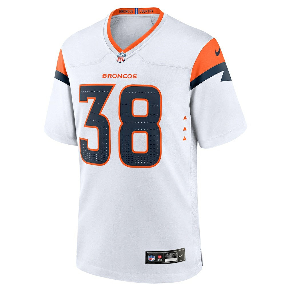 Jaleel McLaughlin  Game Jersey - Denver Broncos Jerseys