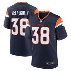 Jaleel McLaughlin  Alternate Game Jersey - Denver Broncos Jerseys