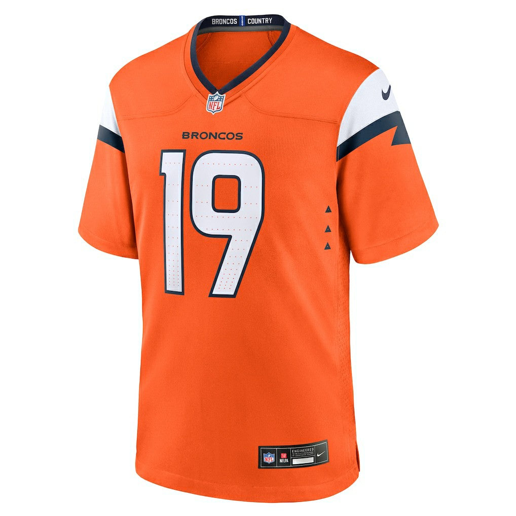 Marvin Mims Jr  Team Game Jersey - Denver Broncos Jerseys