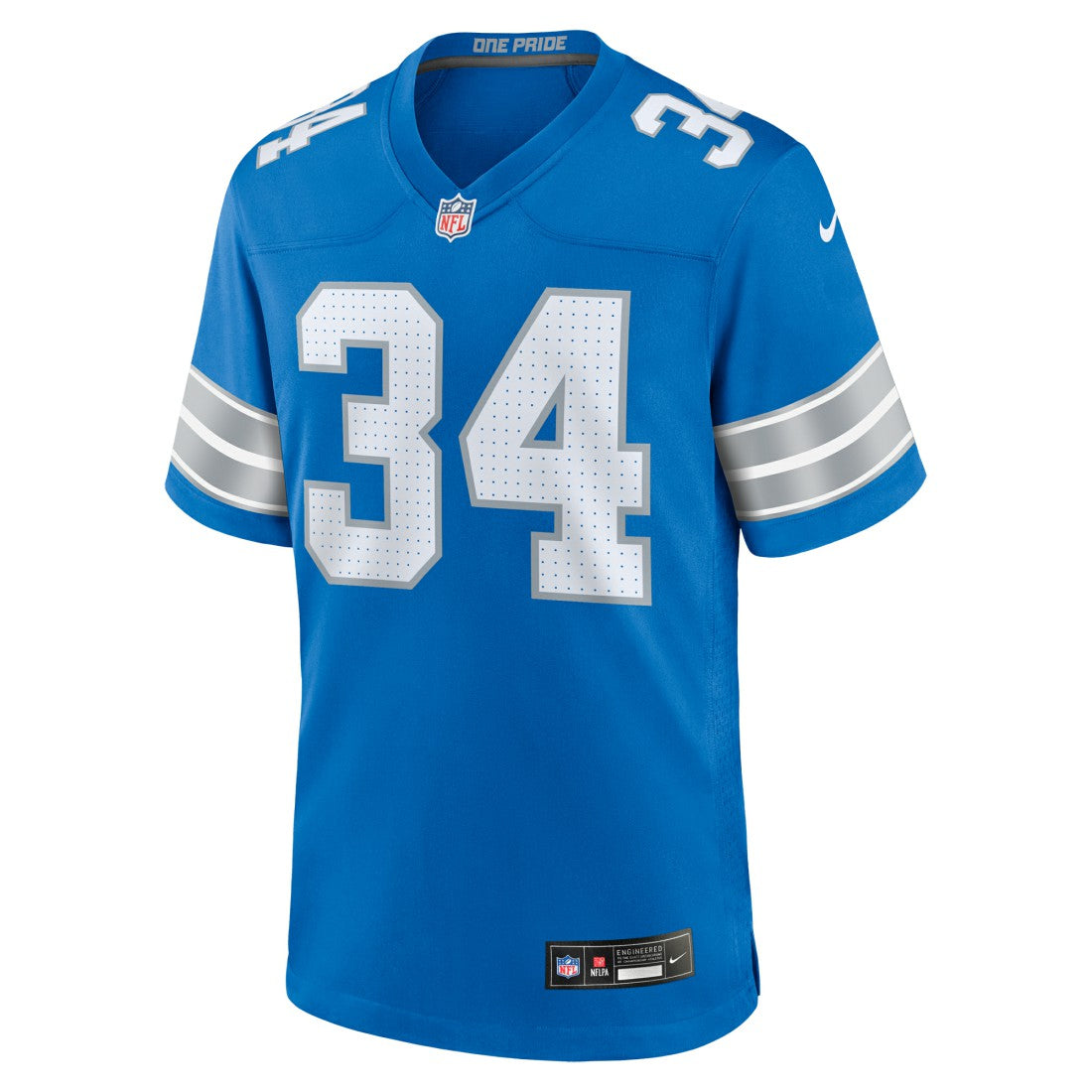 Alex Anzalone  Game Jersey - Detroit Lions Jerseys