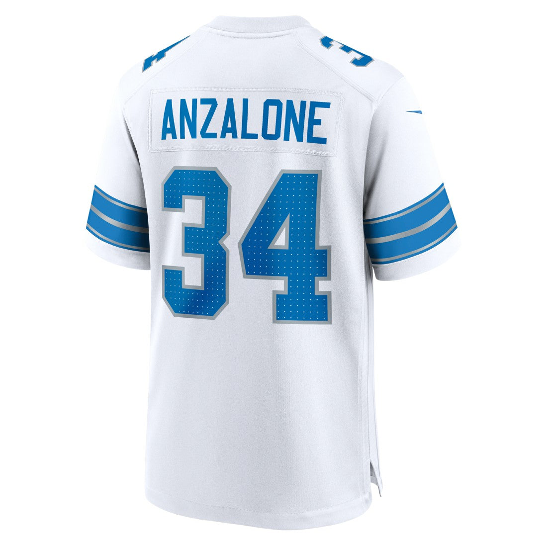 Alex Anzalone  White Game Jersey - Detroit Lions Jerseys