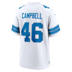 Jack Campbell  White Game Jersey - Detroit Lions Jerseys
