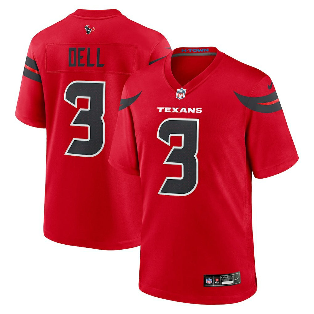 Tank Dell  Alternate Game Jersey - Houston Texans Jerseys