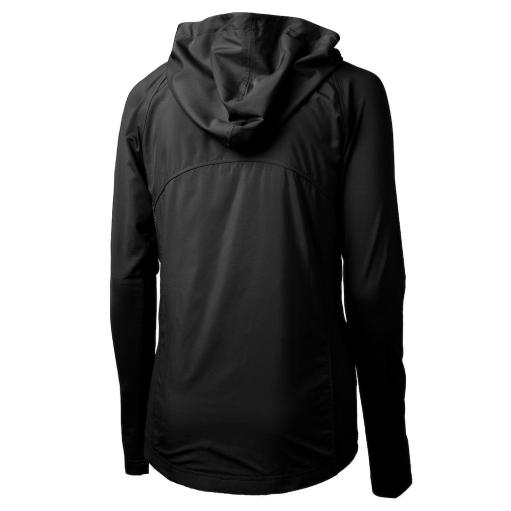 Black Arizona Diamondbacks Cutter & Buck Women's Adapt Eco Knit Hybrid Recycled Full-Zip Hoodie