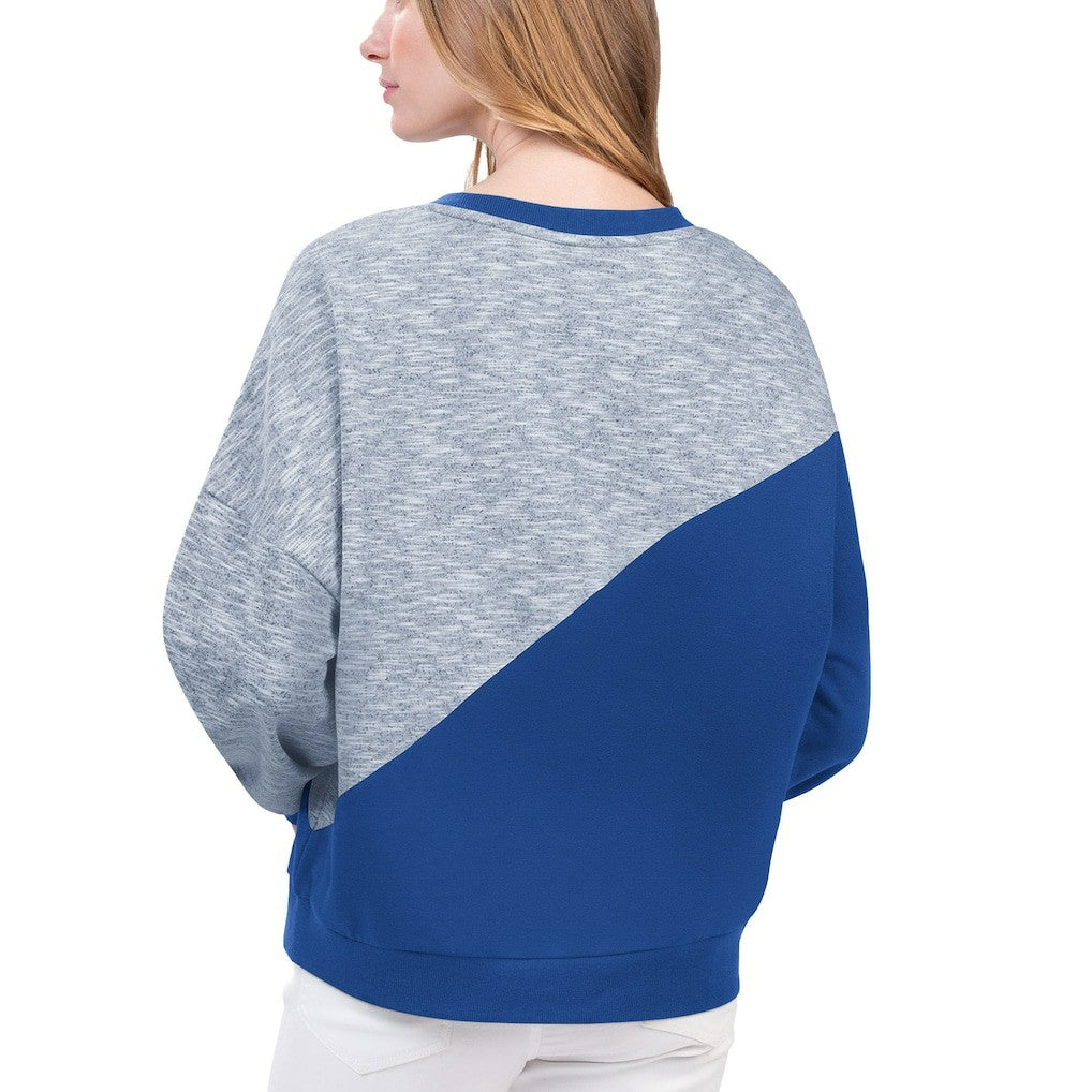 Philadelphia 76ers G-III 4Her by Carl Banks Women's Benches Split Pullover Sweatshirt